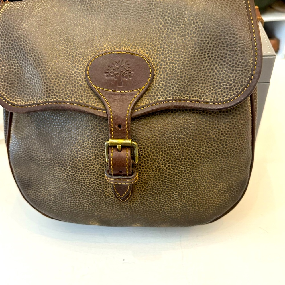 Authentic Mulberry charming English countryside saddle bag